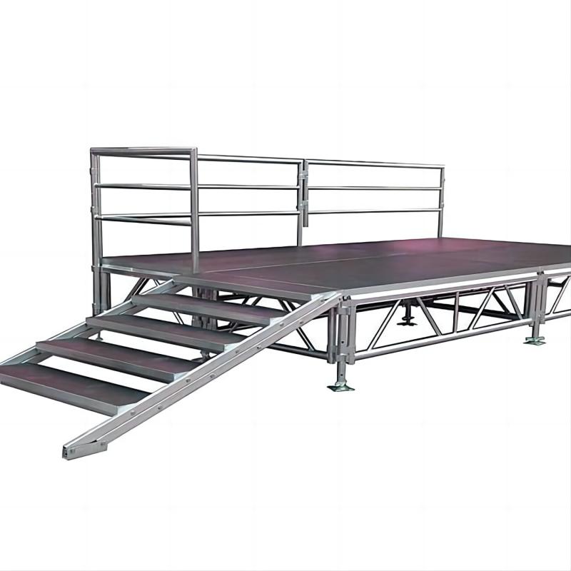 Aluminum Concet Stage With Adjustable Leg 10x10m