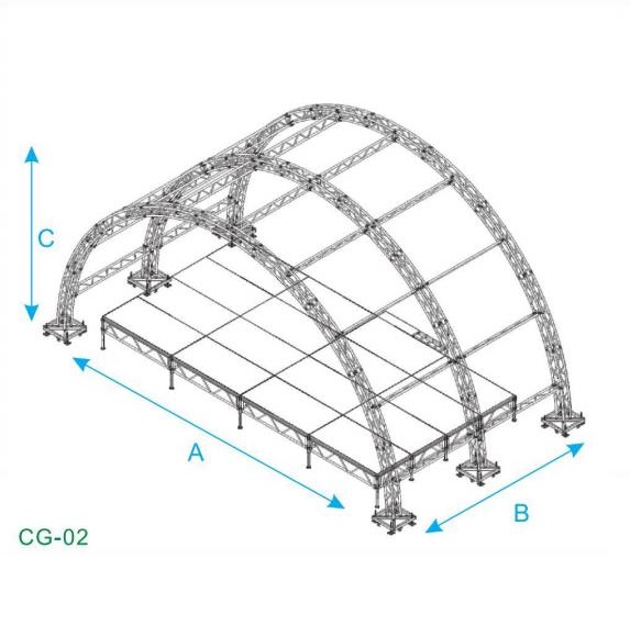 curve roof truss