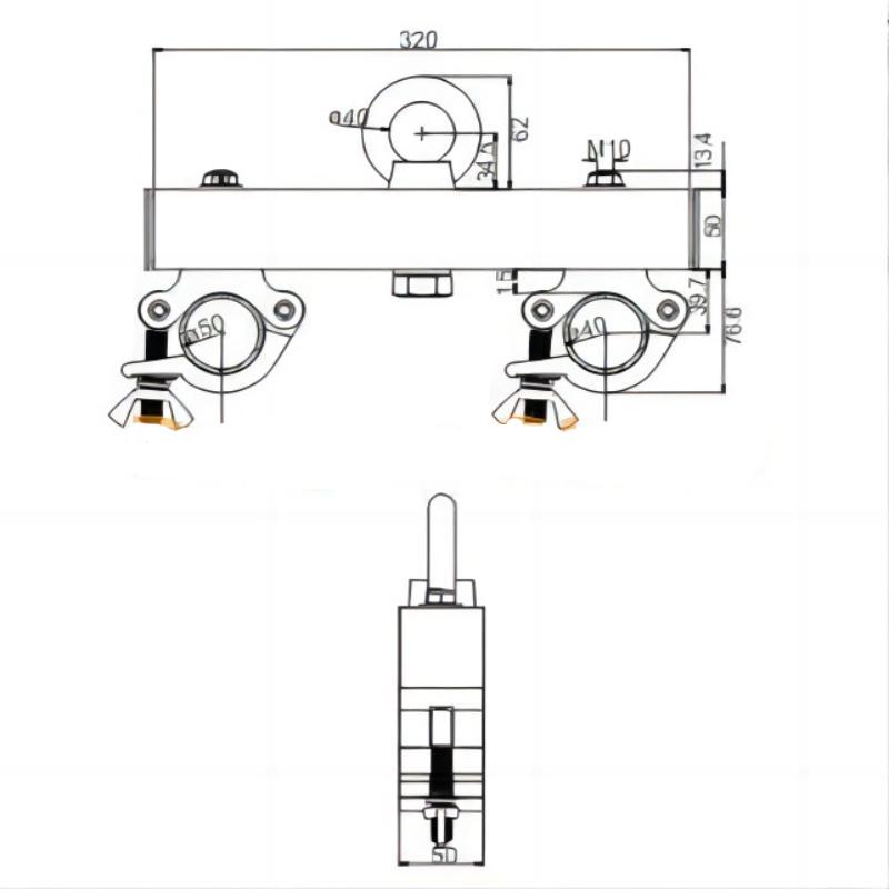 lighting hook truss